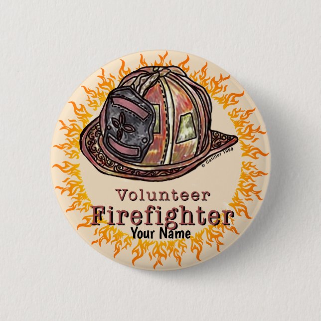 Volunteer Firefighter pin (Front)