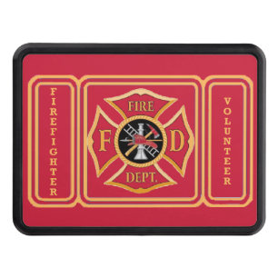 Volunteer Firefighter Trailer Hitch Cover