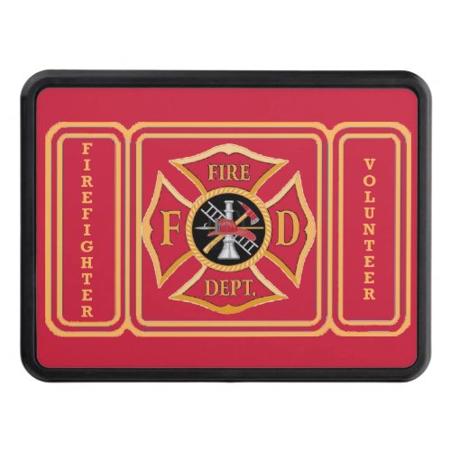 Volunteer Firefighter Trailer Hitch Cover