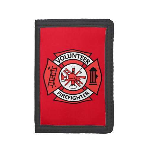 Volunteer Firefighter Tri_fold Wallet