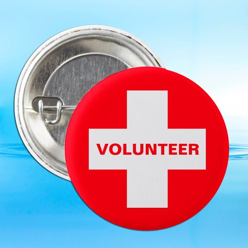 VOLUNTEER  First Aid medical help info point Button