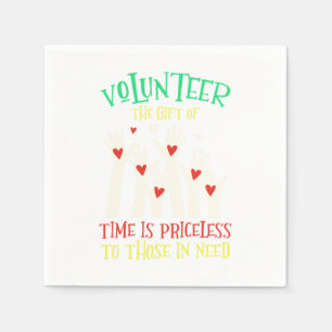 Volunteer Heart Vlunteers Volunteering Kindness Ch Napkins