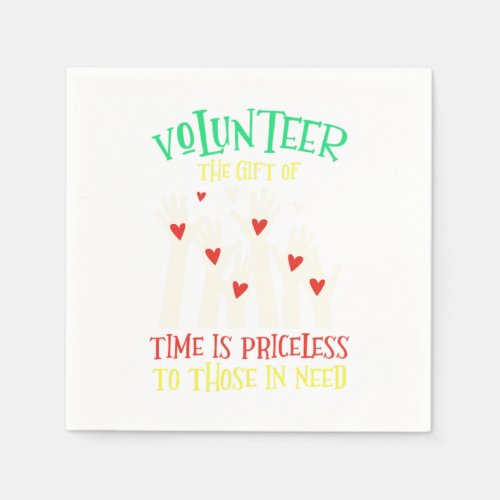 Volunteer Heart Vlunteers Volunteering Kindness Ch Napkins