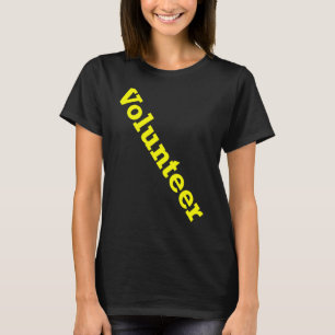 Volunteer Job Staff Event Uniform Charity Group Ch T-Shirt