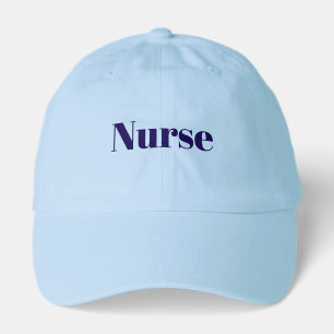 Volunteer Logo Nurse Blue Hat