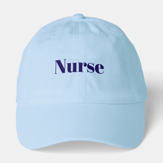 Volunteer Logo Nurse Blue  Hat (Front)