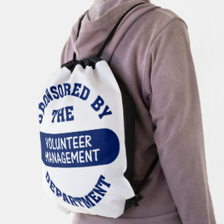 Volunteer Management Drawstring Bag