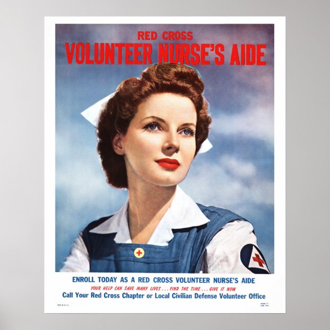 Volunteer Nurses Aide Poster (Front)
