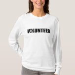 Volunteer (paw Print) Sweatshirt T-shirt at Zazzle