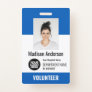 Volunteer Photo ID Badges with Clip or Lanyard