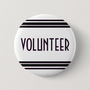 Volunteer Pinback Button