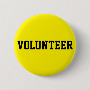 Volunteer Pinback Button
