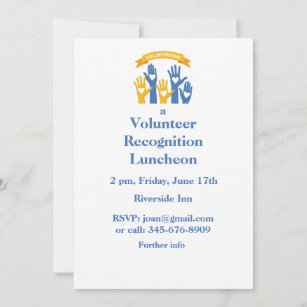 volunteer appreciation invitation template