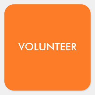 VOLUNTEER SQUARE STICKER