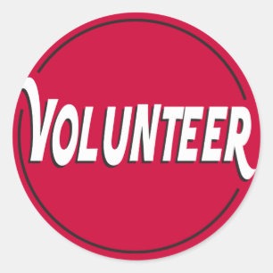 Volunteer Sticker for Events