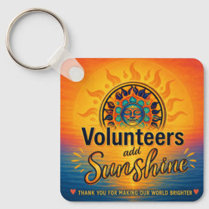 Volunteer Sunshine Keychain