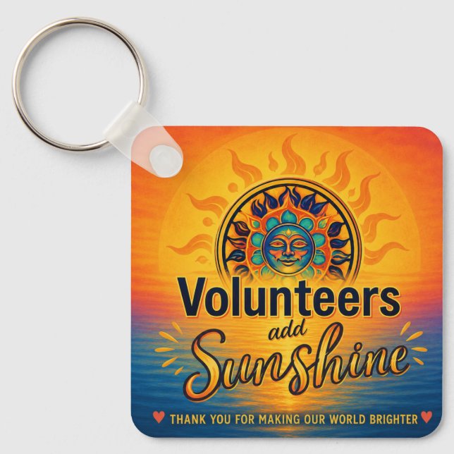 Volunteer Sunshine  Keychain (Front)