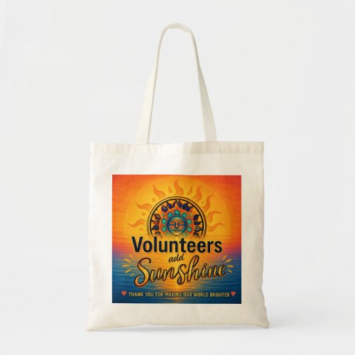 Volunteer Sunshine  Tote Bag
