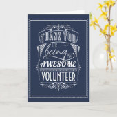 Volunteer Thank You Appreciation Card | Zazzle