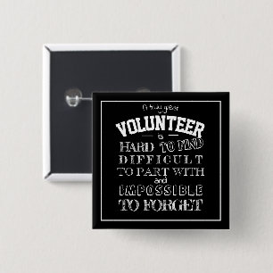 Volunteer Thank you Appreciation Gift script black Button