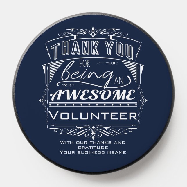 Volunteer Thank You Appreciation PopSocket (Popsocket)