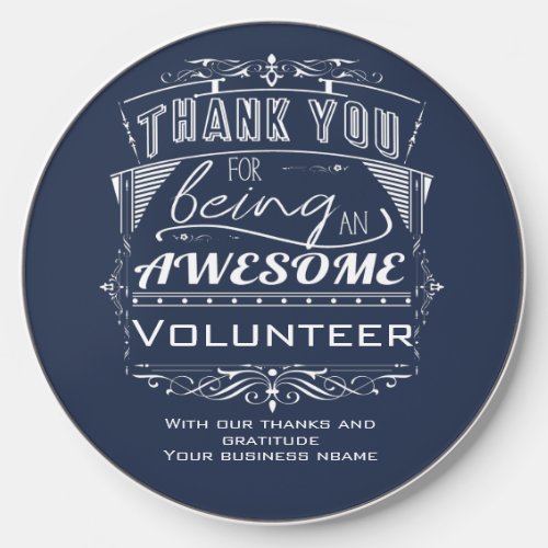 Volunteer Thank You Appreciation Wireless Charger