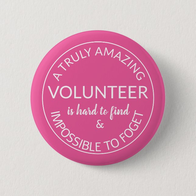 Volunteer thank you button (Front)