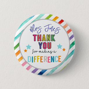 Volunteer Thank You Button, Appreciation Pin, Maki Button