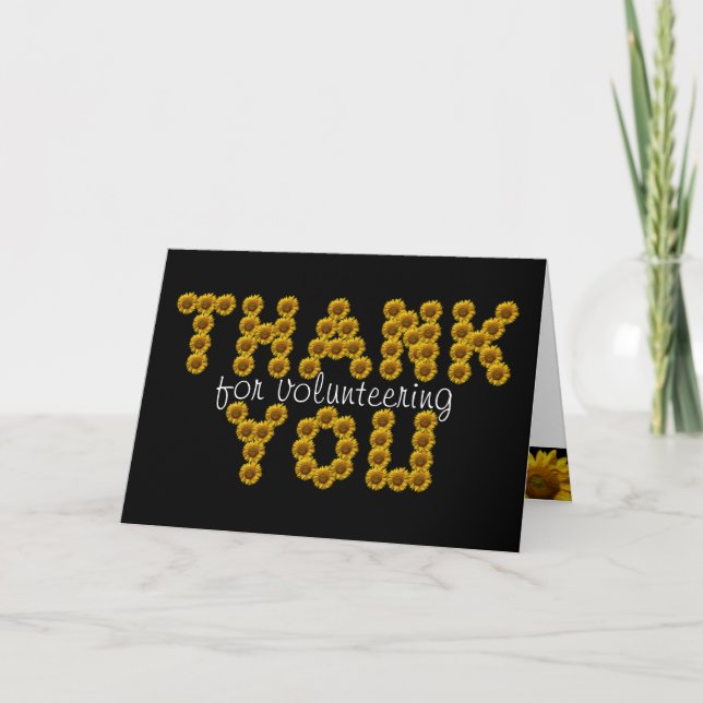 Volunteer Thank You Card (Front)