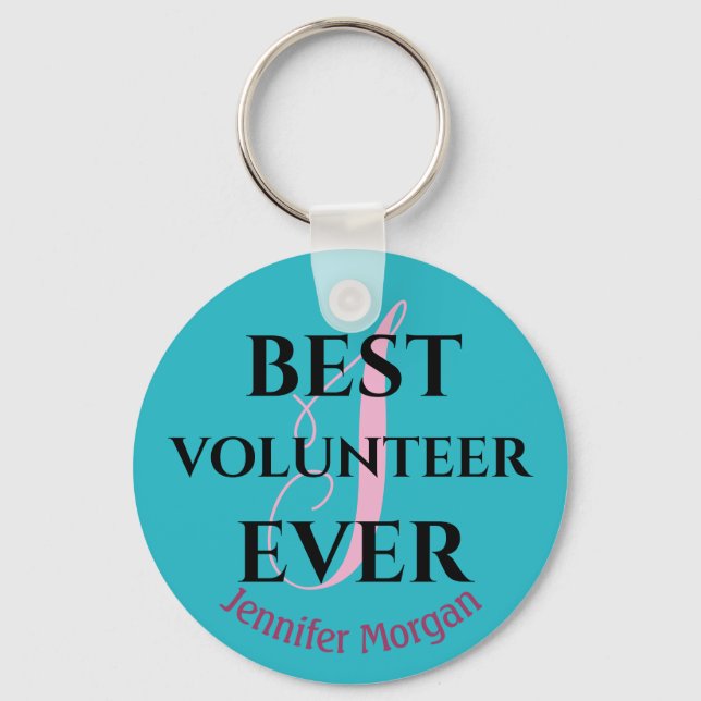 Volunteer Thank you gift Keychain (Front)