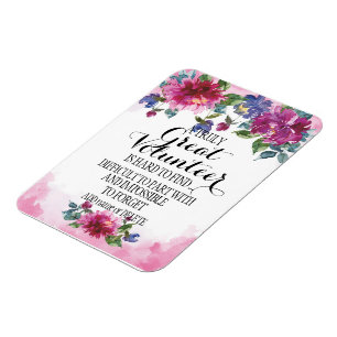 Volunteer Thank you Volunteer Appreciation Gift Magnet