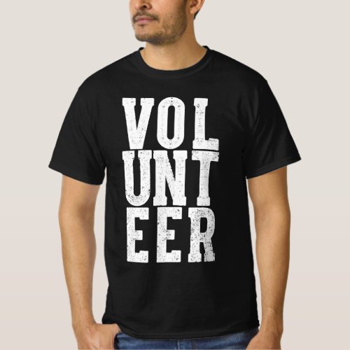 Volunteer Volunteering Staff Uniform Event Group T_Shirt