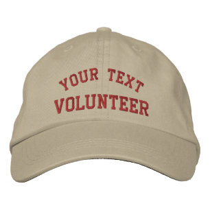 Volunteer Your Cause Embroidered Baseball Cap
