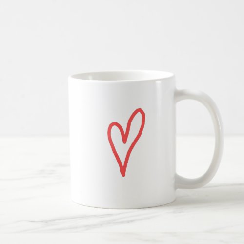 Volunteering is a heartform coffee mug