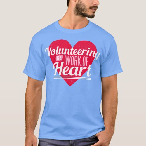 volunteering work worker volunteer shirt gift idea