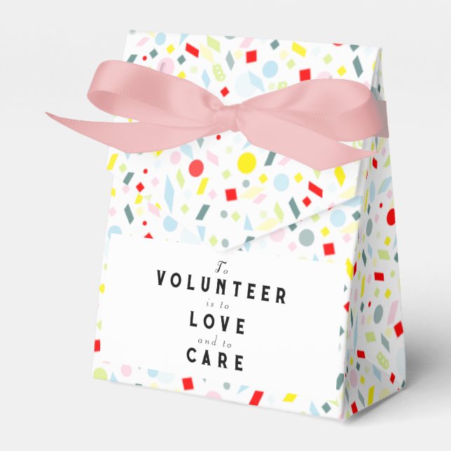 Volunteers Favor Boxes (Front Side)