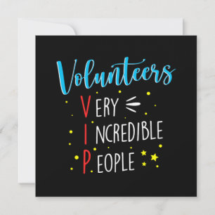 Volunteers VIP Volunteer Volunteering Charity Resc Invitation