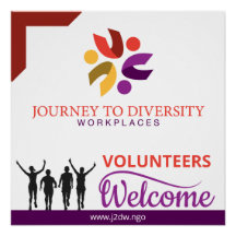 Volunteers Welcome J2DW Poster