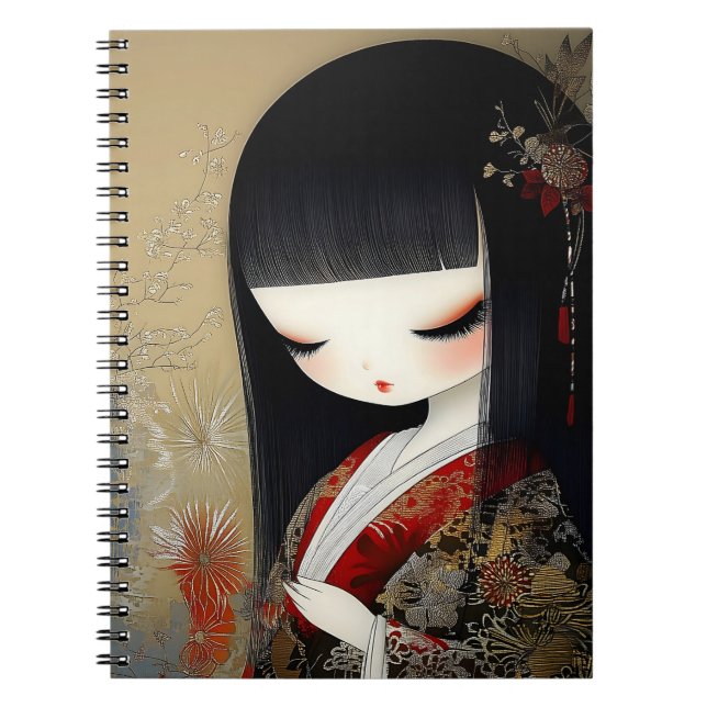 Voluptuous Anime Queen Notebook (Front)