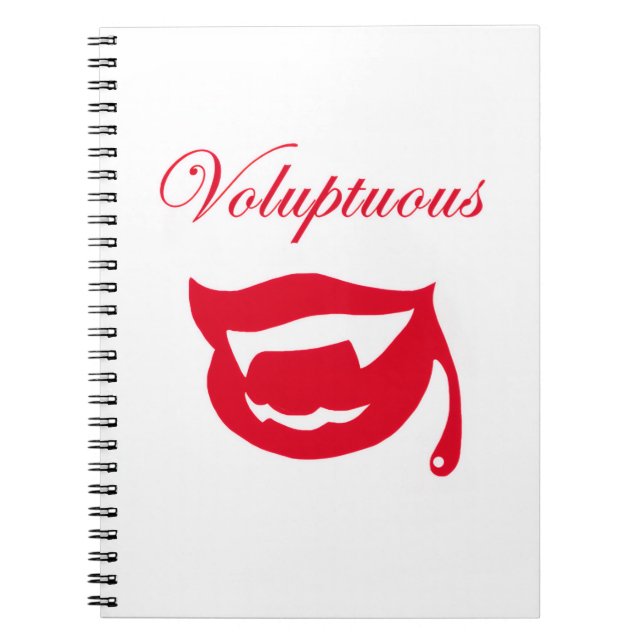 Voluptuous Notebook (Front)