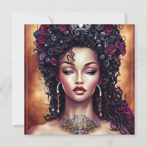 Voluptuous Queen Note Card