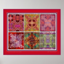 Volutes and Festoons Poster