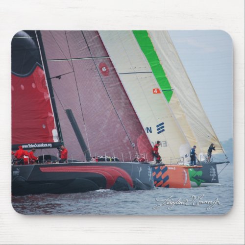 Volvo Ocean Race Sailing Mouse Pad