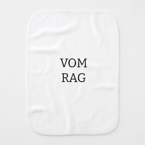 VOM RAG BABY BURP CLOTH