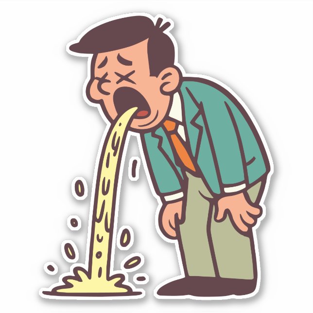 Vomit Sticker (Front)