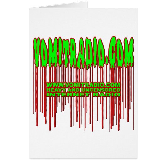 VOMITRADIO.COM CARDS (Front)