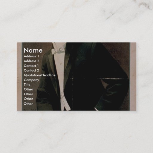 Customizable Von Arx, 'Magician Illusionist' Retro Theater Business Card Templates