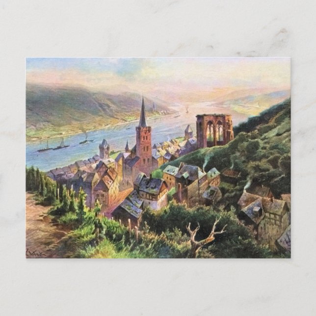 Von Astudin, Bacharach am Rhein Postcard (Front)