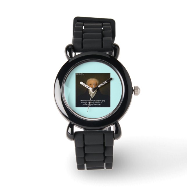 von Goethe Take Action Quote Watch (Front)