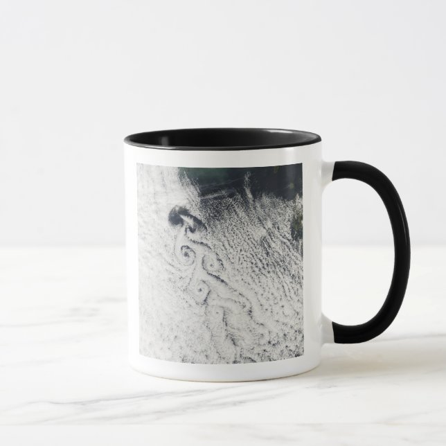 Von Karmann cloud vortices Mug (Right)